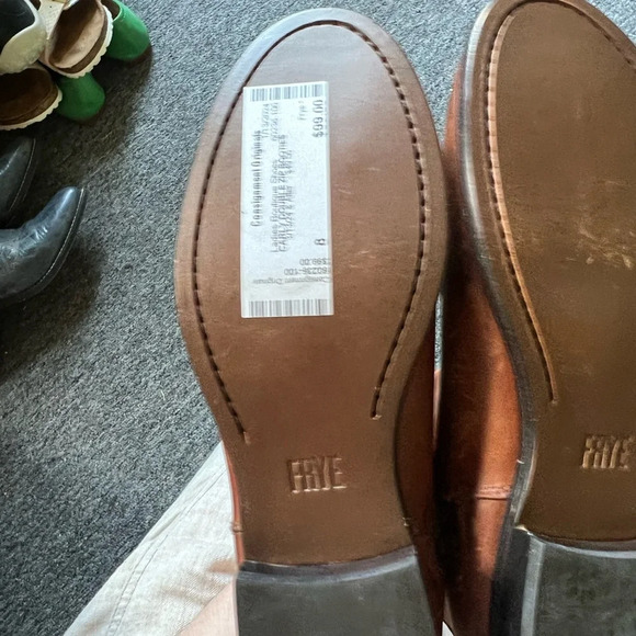 Frye Brown Leather Ankle Boots - Picture 6 of 6